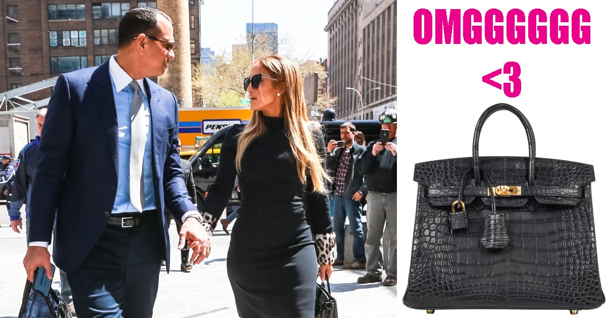 Jennifer Lopez and Alex Rodriguez's Matching Crocodile Bags
