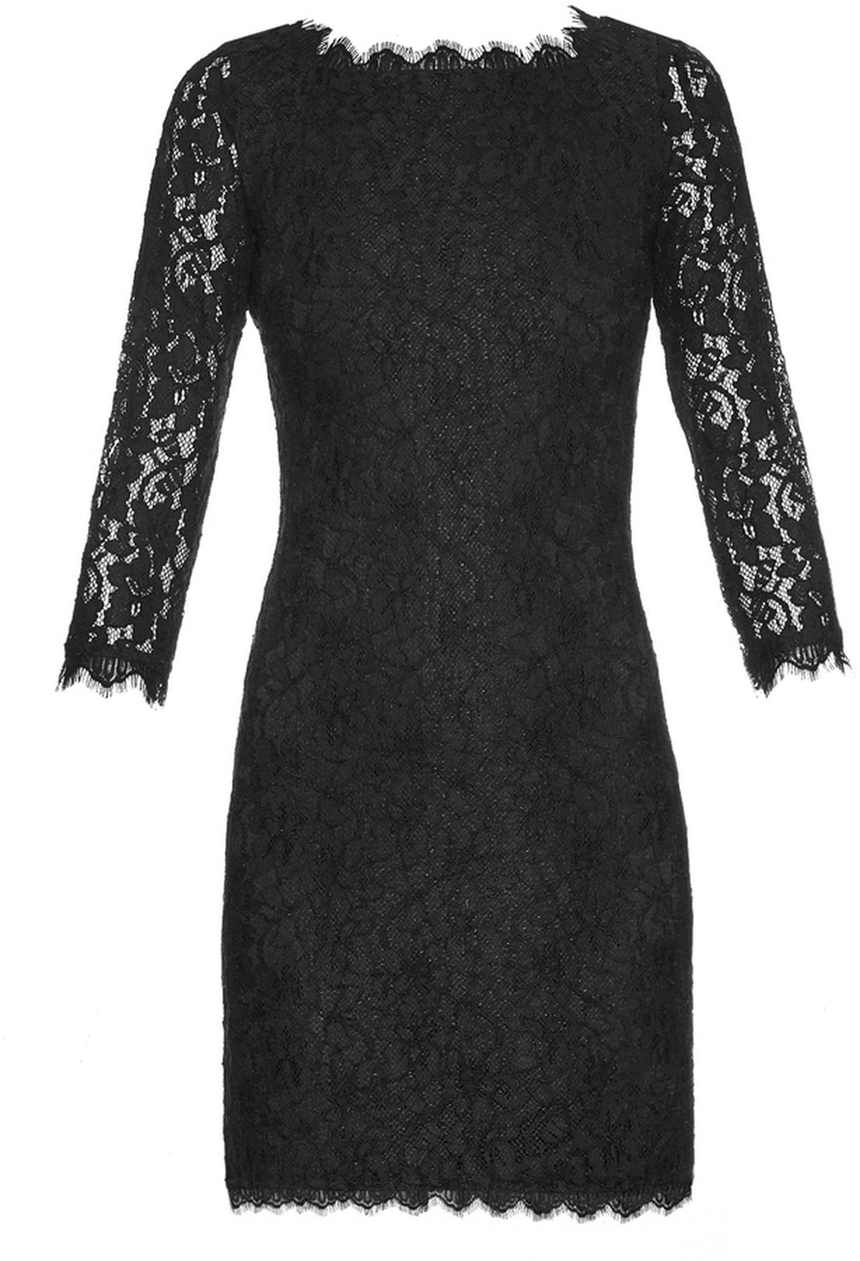 Kate Middleton's Black Lace Diane von Furstenberg Dress | POPSUGAR Fashion