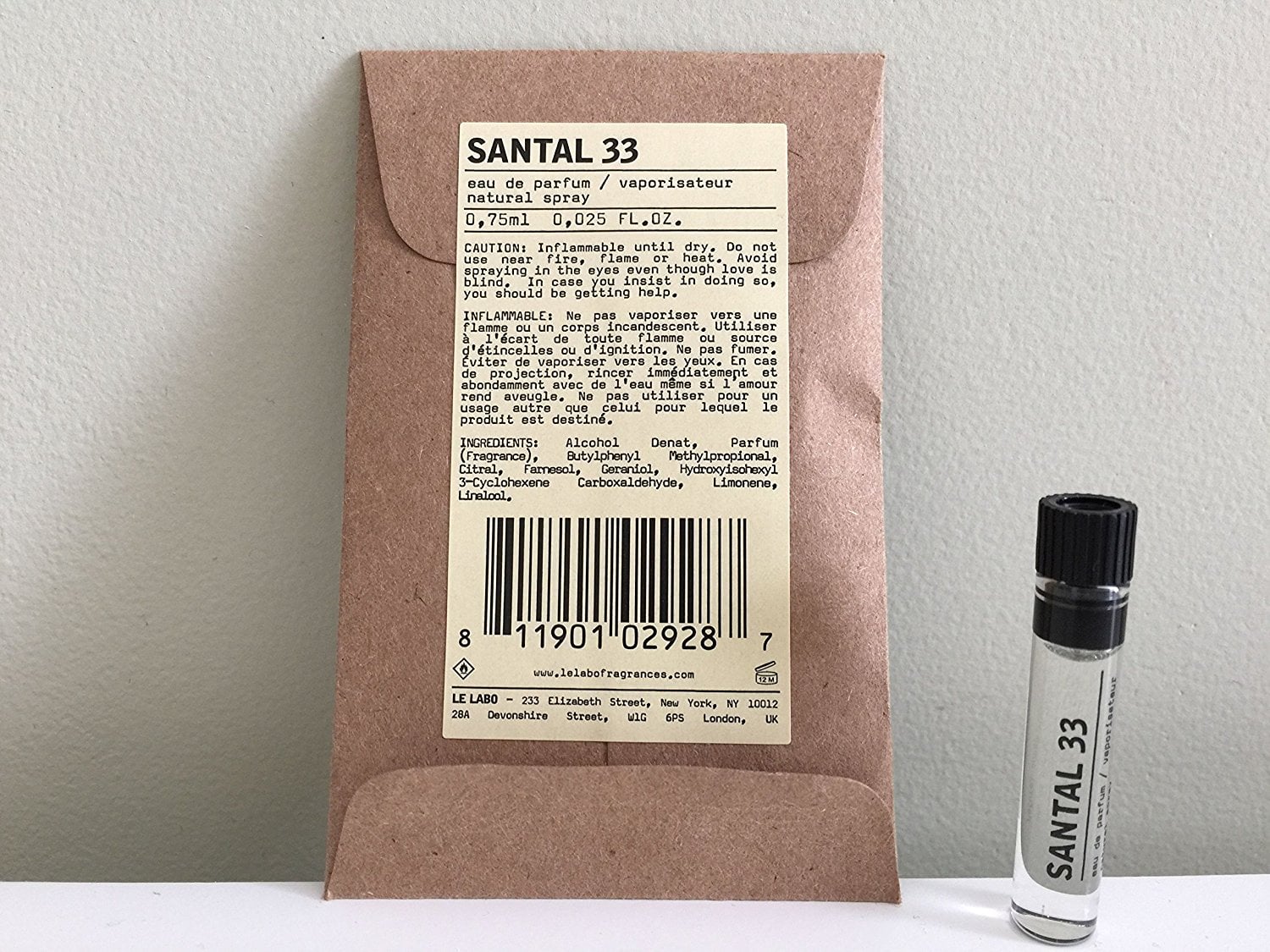 Le Labo Santal 33 Eau de Parfum Sample I m a Fitness Editor and