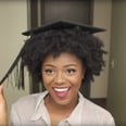 Natural-Haired Beauties, Rejoice! This Hack Will Make Your Grad Cap Stay Put