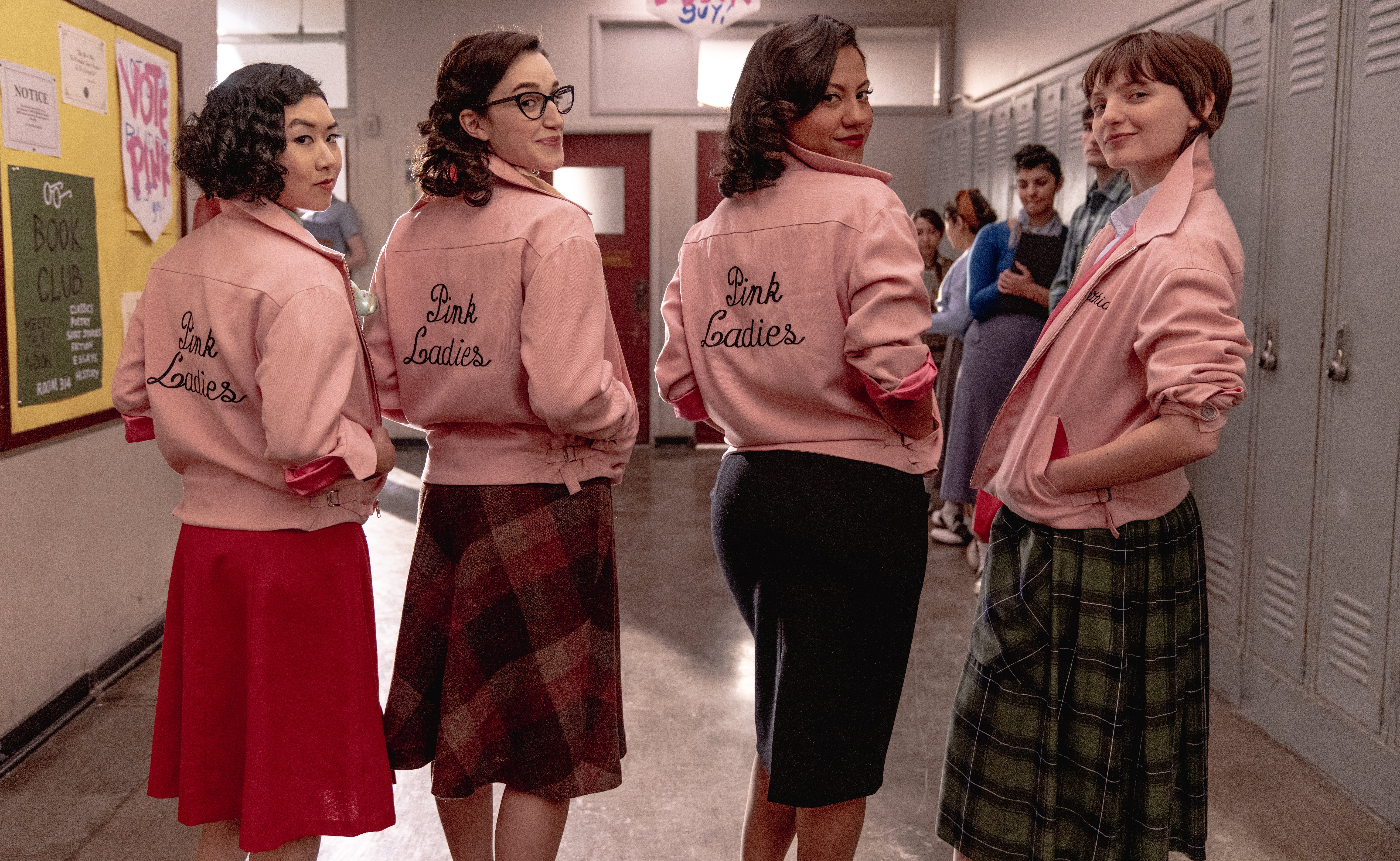 Pink Ladies Grease Makeup