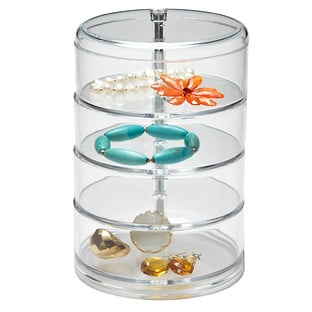 Four-Section Acrylic Swivel Organizer