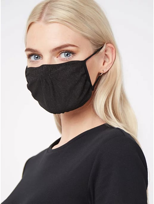 Asda Black Washable Unisex Face Coverings Where to Buy Nonmedical