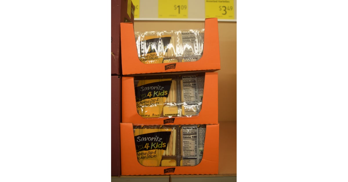 Savoritz 4 Kids Cheese Dip & Cracker Sticks Best Aldi Snacks