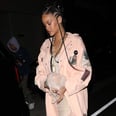 Rihanna's Feminine Pink Outfit Has All the Frills — Including A$AP Rocky's Necklace