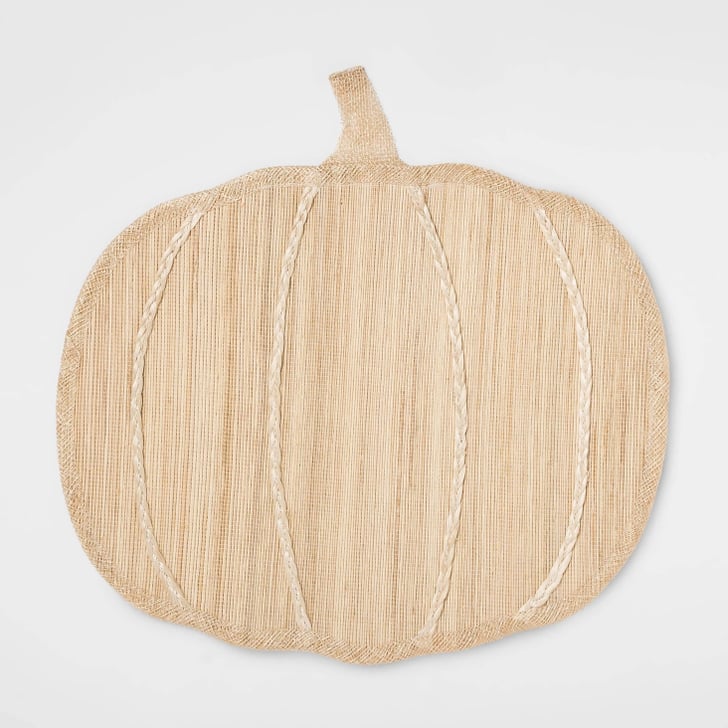 Pumpkin Shaped Placemat Best Fall Decor From Target 2019 POPSUGAR
