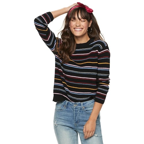 POPSUGAR Long Sleeve Boxy Sweater