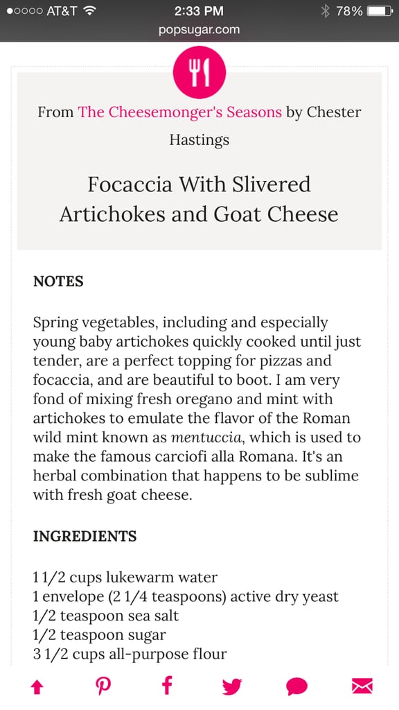 You can access recipes easily at the store or in the kitchen.