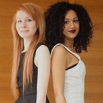 Biracial Twin Sisters