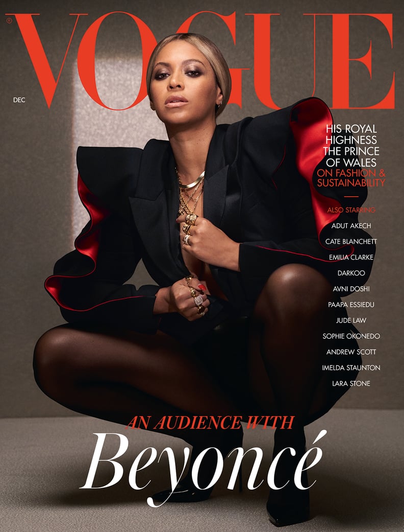 Beyoncé Wearing Alexander McQueen on British Vogue's December 2020 Cover