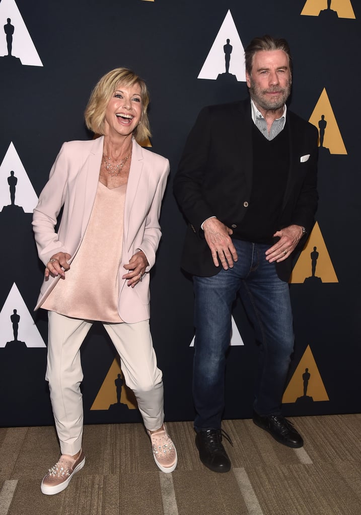 John Travolta Olivia Newton John at Grease Event August 2018