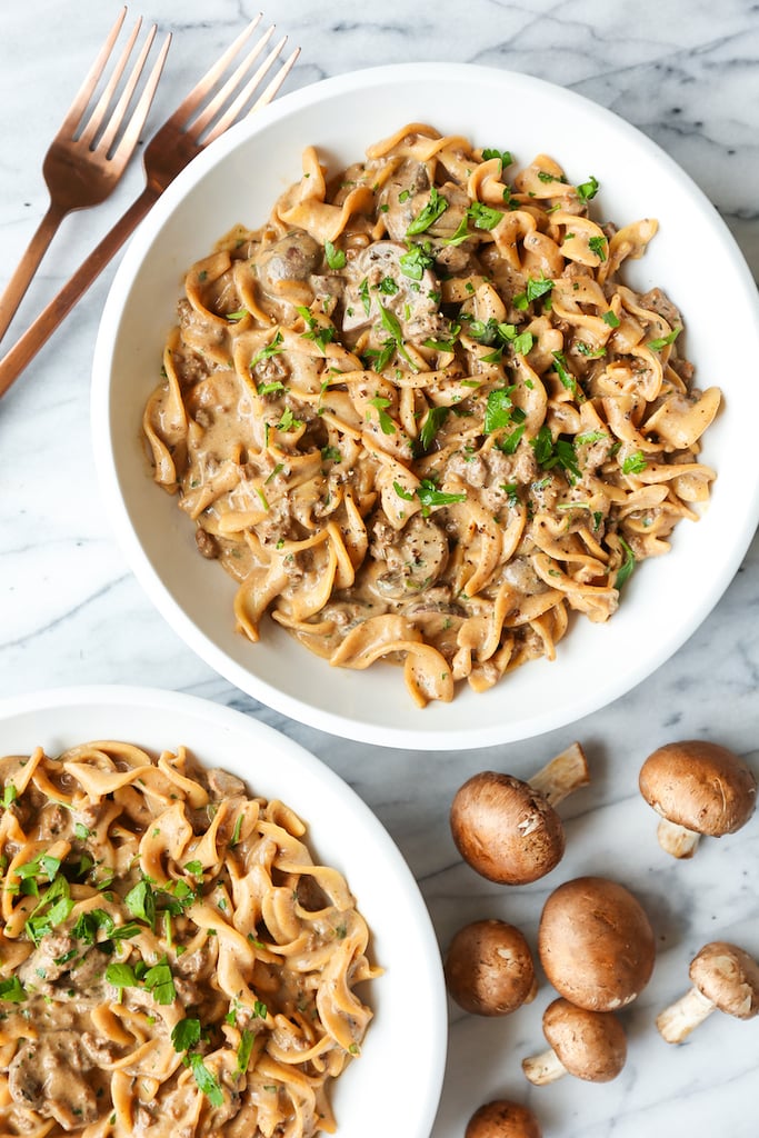 One Pot Beef Stroganoff