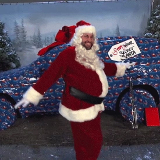 John Krasinski Dancing in a Santa Suit