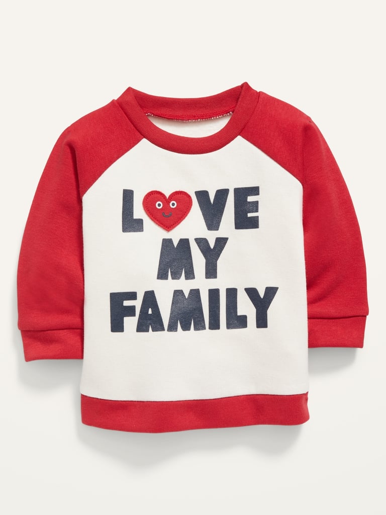 Old Navy Unisex Valentine-Graphic Crew-Neck Sweatshirt For Baby