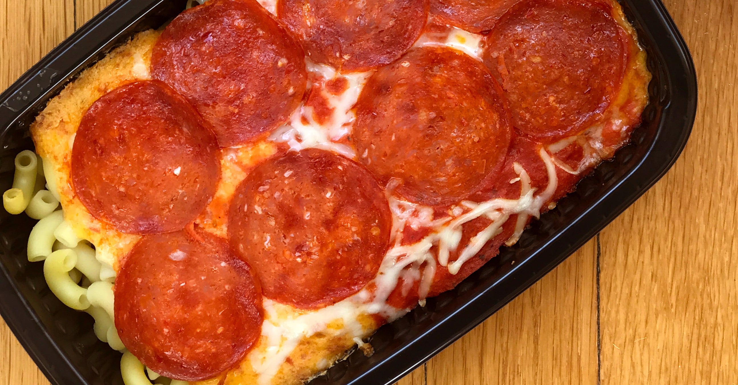 Trader Joe's Pepperoni Pizza Mac & Cheese Review POPSUGAR Food