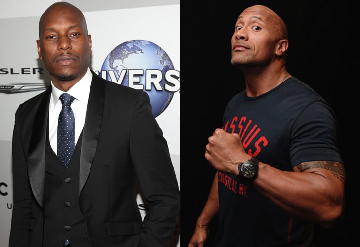 September: Tyrese Gibson vs. Dwayne Johnson