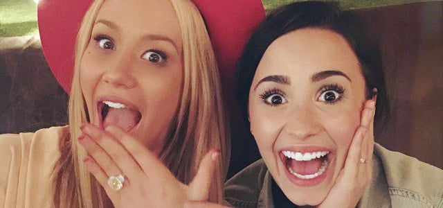 Demi Lovato Celebrates Iggy Azalea's Engagement