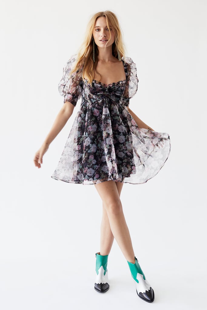 Faye Babydoll Mini Dress Best Floral Dresses 2019 POPSUGAR Fashion