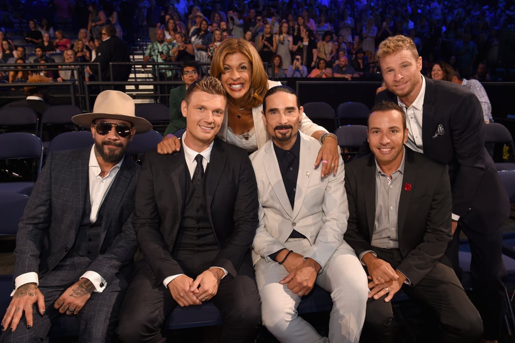 A.J. McLean, Nick Carter, Hoda Kotb, Kevin Richardson, Howie Dorough, and Brian Littrell