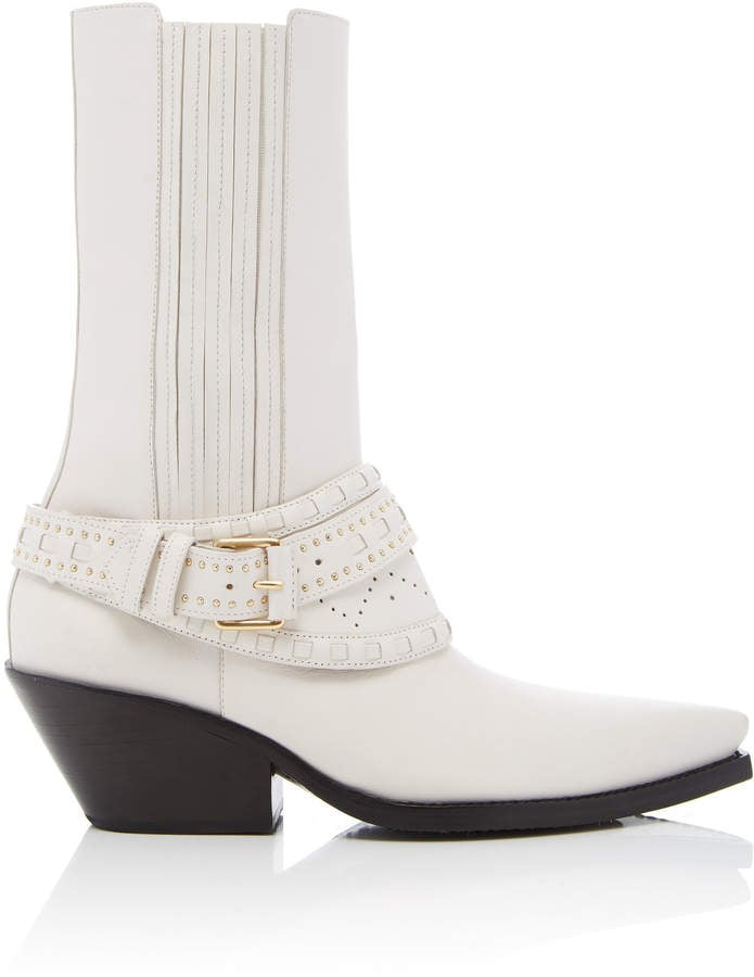 White fendi outlet cowboy boots