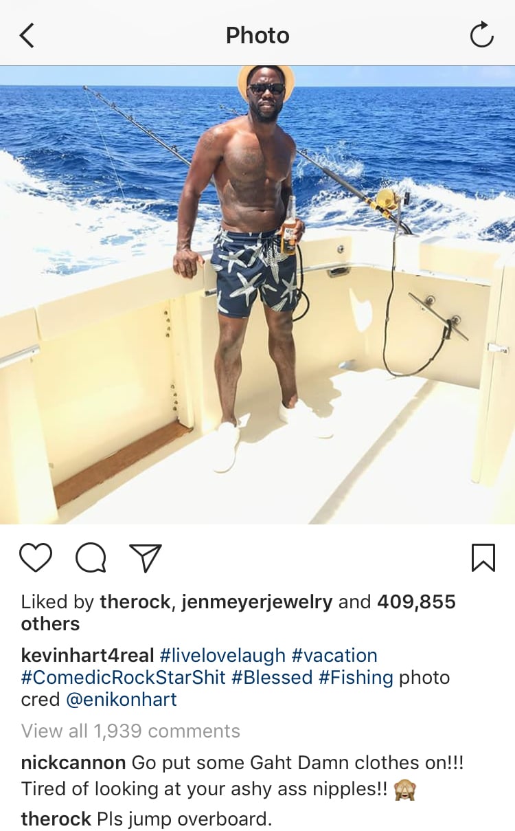 kevin hart shirtless