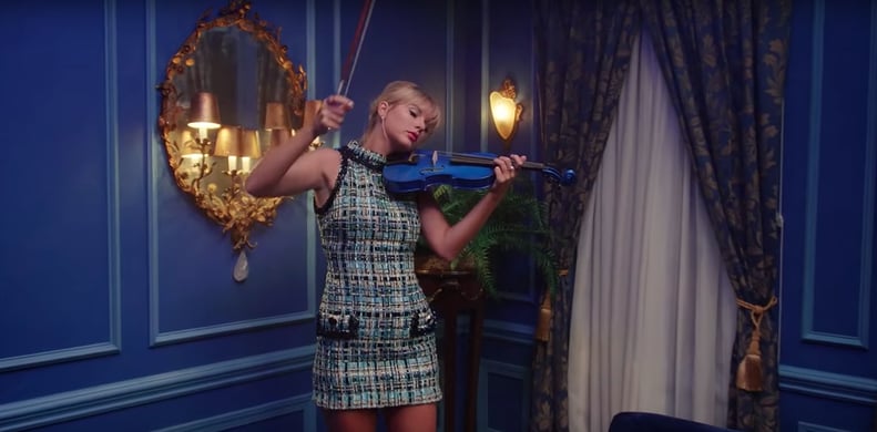 Taylor Swift's Tweed Minidress in "Lover"