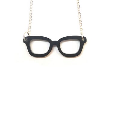 Geek Glasses Necklace