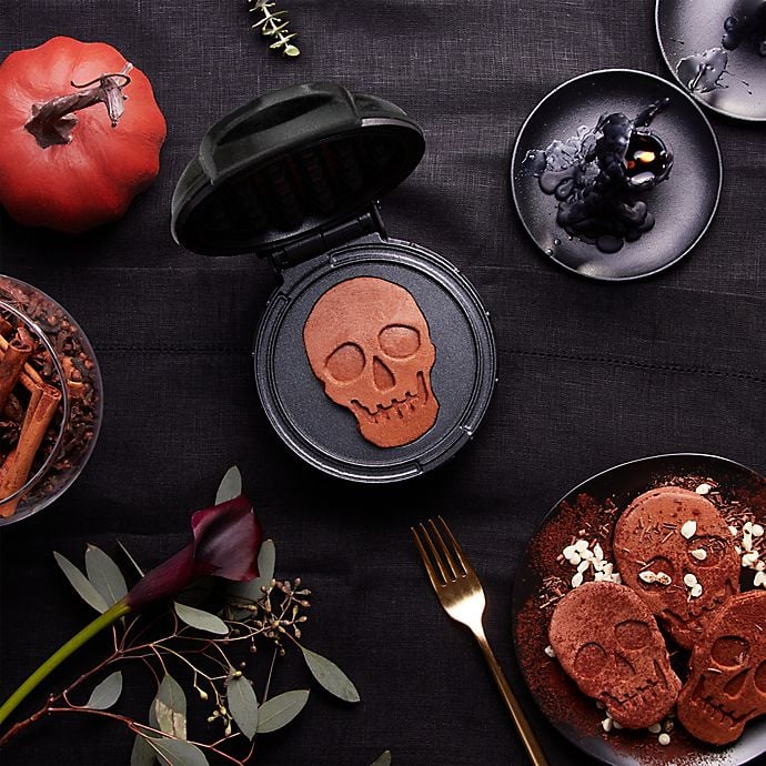 Dash Skull Mini Waffle Maker in Shimmer