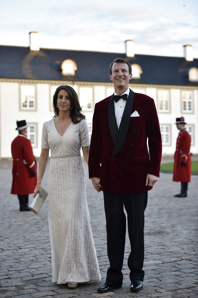 And Turned Up the Glamour With Silver Beadwork For Queen Margrethe's Birthday Dinner at Fredensborg Castle