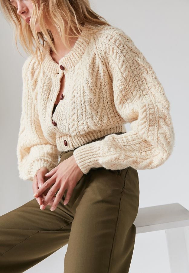 Urban Renewal Recycled Fisherman Cardigan Best Fall Clothes From