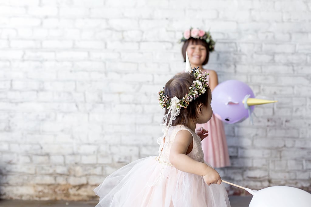 Princess Rowen's favorite part was meeting her new unicorn friends. Throughout the whole celebration, she was inseparable from them and took them around everywhere. The unicorn balloons were super simple and inexpensive to make. You can learn how to make them here. 

    Related:

            
            
                                    
                            

            22 Absolutely Magical Unicorn Toys Every Kid Needs
        
    
After a day full of fun and laughter, Princess Rowen went home with her tummy full of cake and heart full of joy, treasuring this day forever and ever.