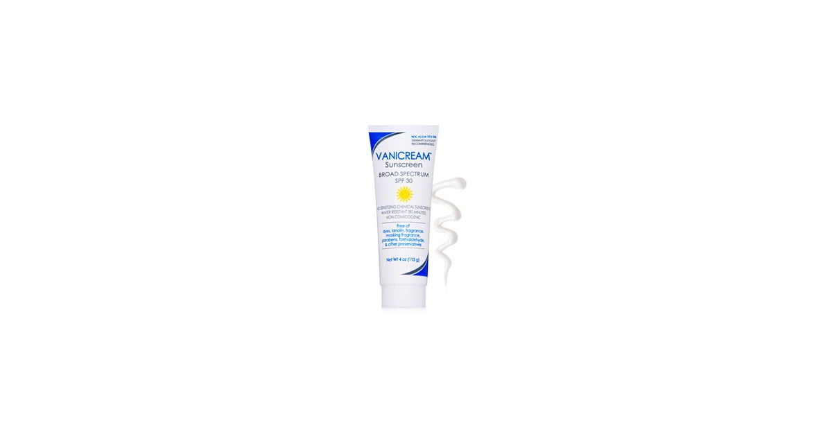 Vanicream Sunscreen SPF 30 (16) is a brand dermatologist Amy Best