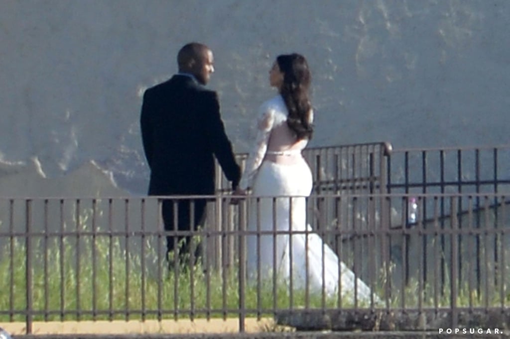 Kim Kardashian and Kanye West Wedding Pictures 2014