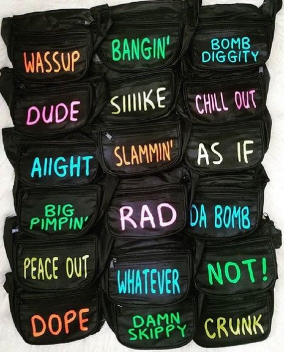 Neon Bachelorette Party Fanny Packs