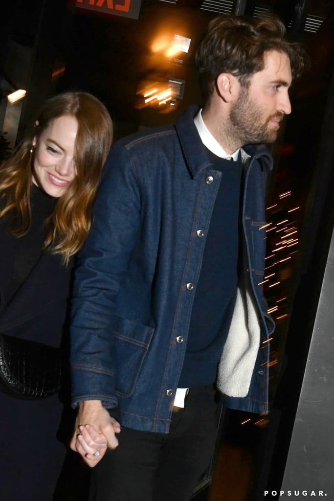 Emma Stone and Dave McCary Hold Hands Walking to SNL Party