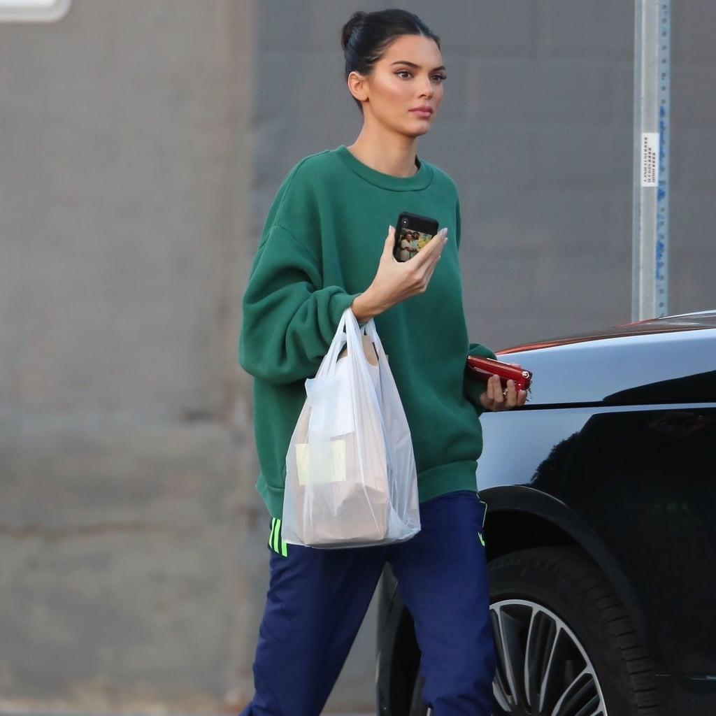 kendall jenner track pants