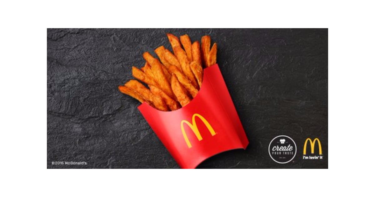 McDonald's Sweet Potato Fries Best Fast Food News of 2015 POPSUGAR