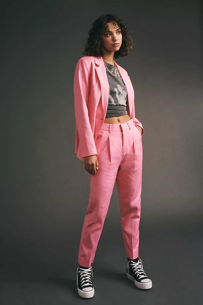 A Pink Suit: Scotch & Soda Linen Blazer Suit