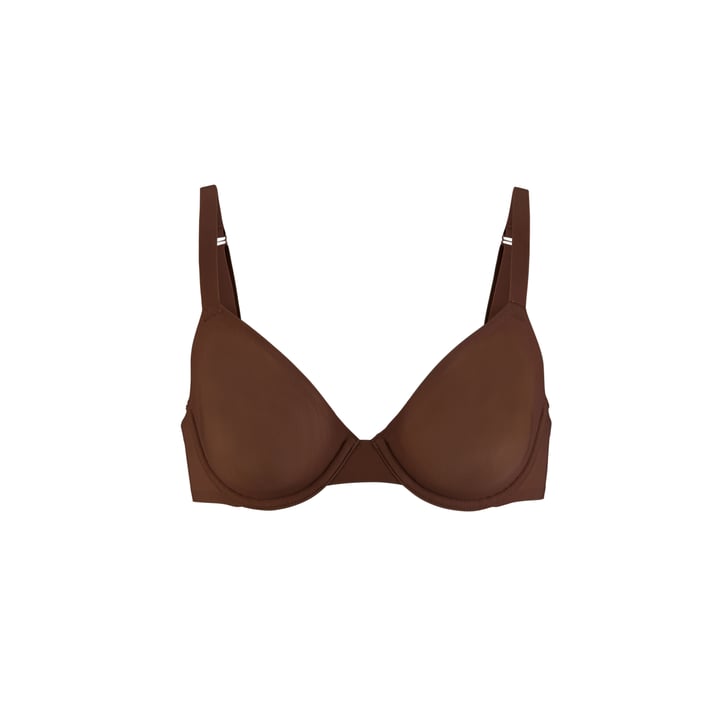 Skims Naked Underwire Plunge Bra in Smokey Quartz, The New Skims Naked  Collection Is Basically Shapewear For Anyone Anti-Shapewear