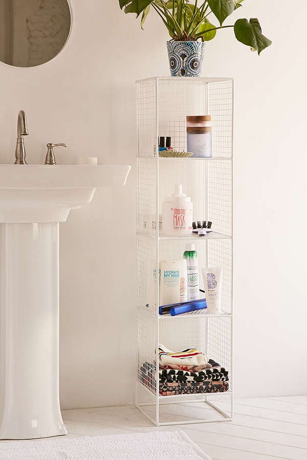 Slim Perforated Metal Storage