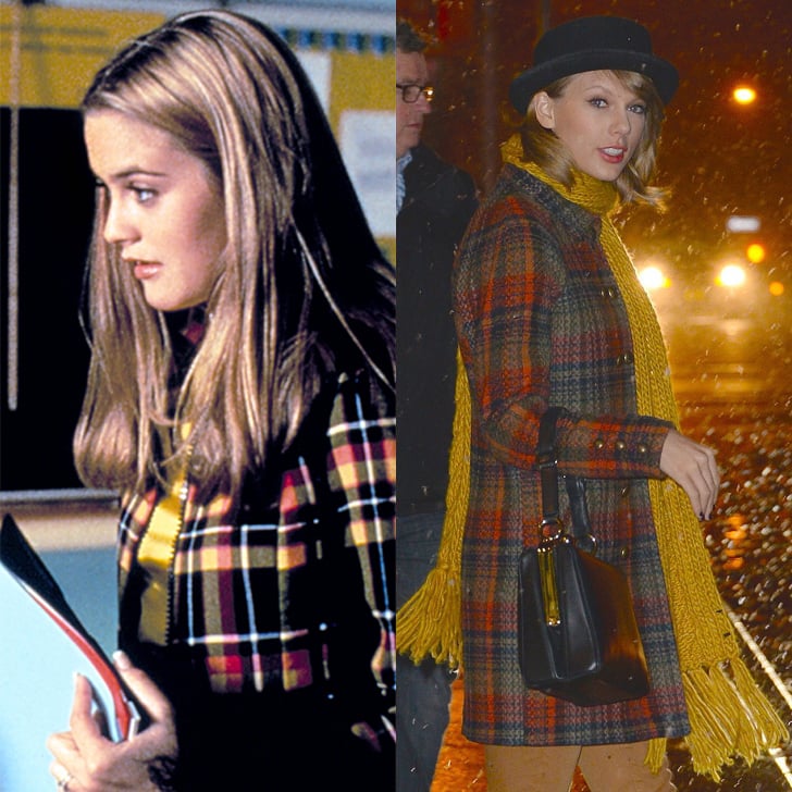 When She Knew Her Coat Needed a Splash of Something Yellow