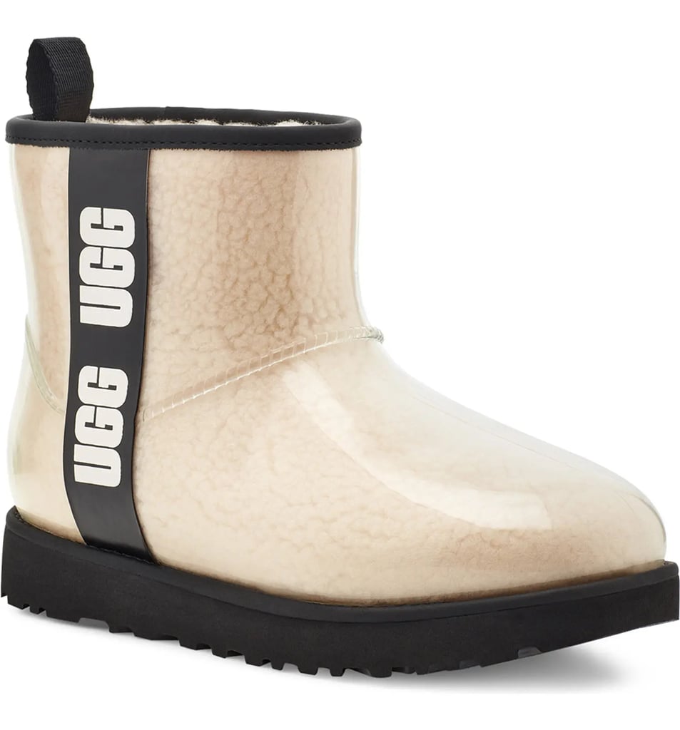 For the Cozy Friend: UGG Classic Mini Waterproof Clear Boot