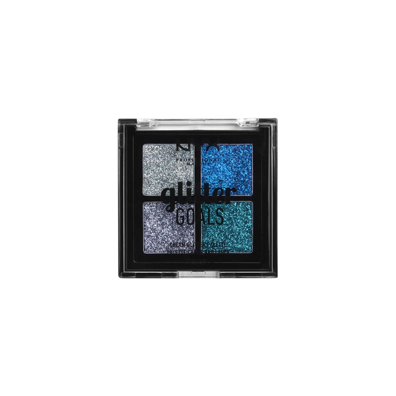 NYX Professional Makeup Glitter Goals Quad Pro Palette in Glacier