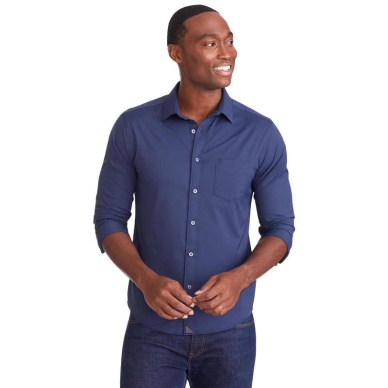 UNTUCKit Gironde - Untucked Performance Shirt ($105)
UNTUCKit shirts are designed to land at the just-right spot (not too long, not too short) so they can be worn untucked and still look sophisticated. It'll quickly become dad's new favorite.