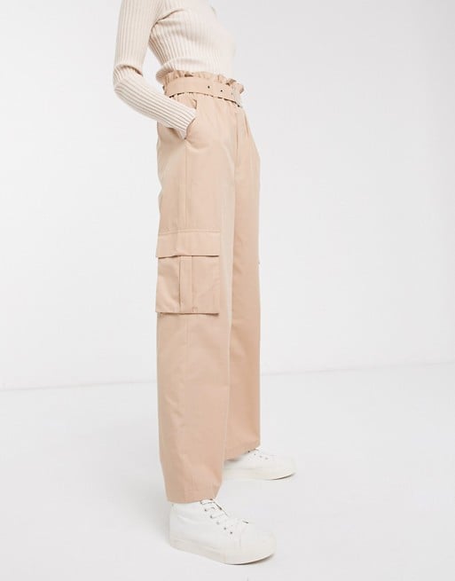 Lululemon City Sleek 5 Pocket Wide Leg Pants In Bold Beige