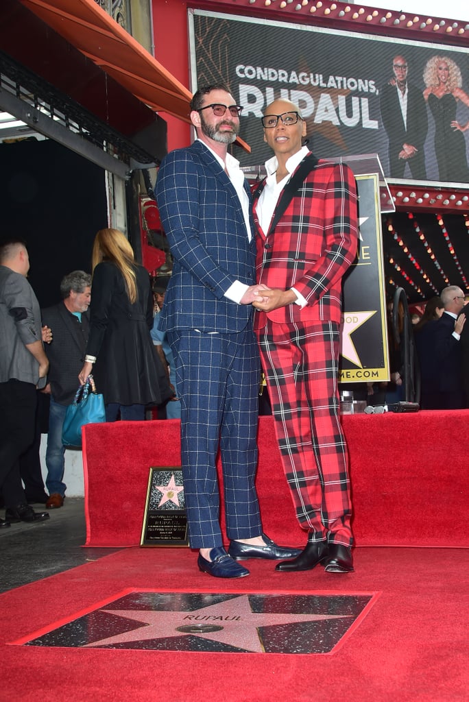 RuPaul and Husband at Hollywood Walk of Fame Ceremony 2018