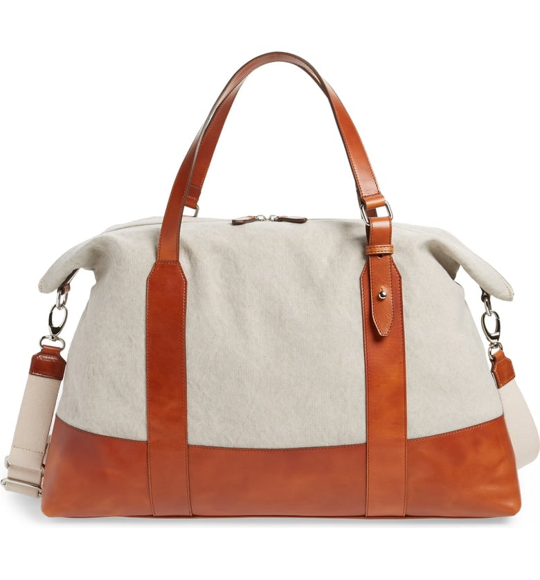Eleventy Canvas & Leather Bag
