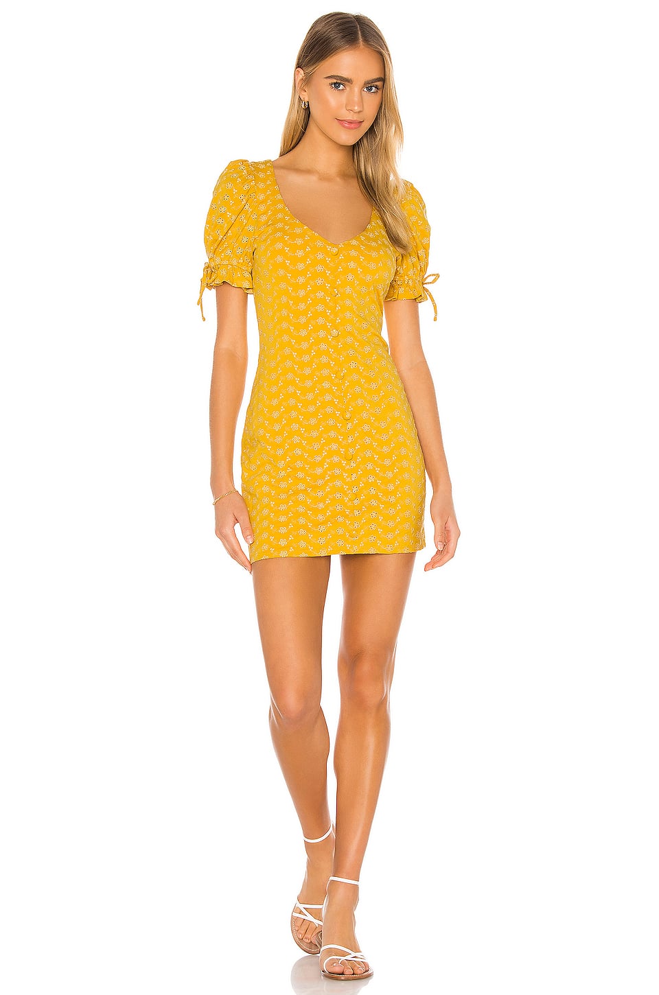 Tularosa yellow cheap dress
