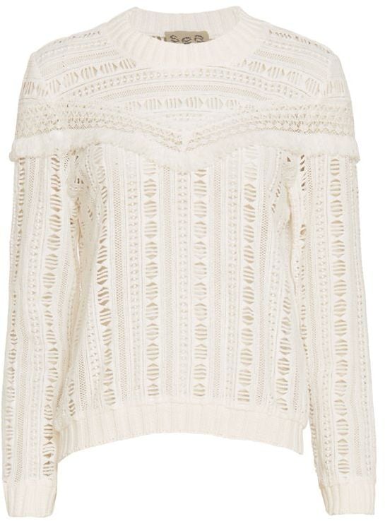 Intermix Sea Striped Gauze Sweater ($345)