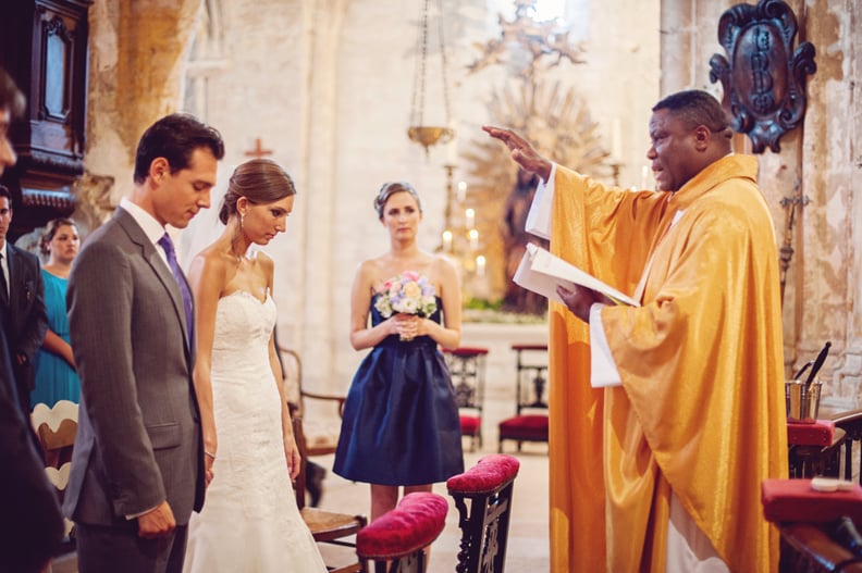 Ceremony Blessing in the Church